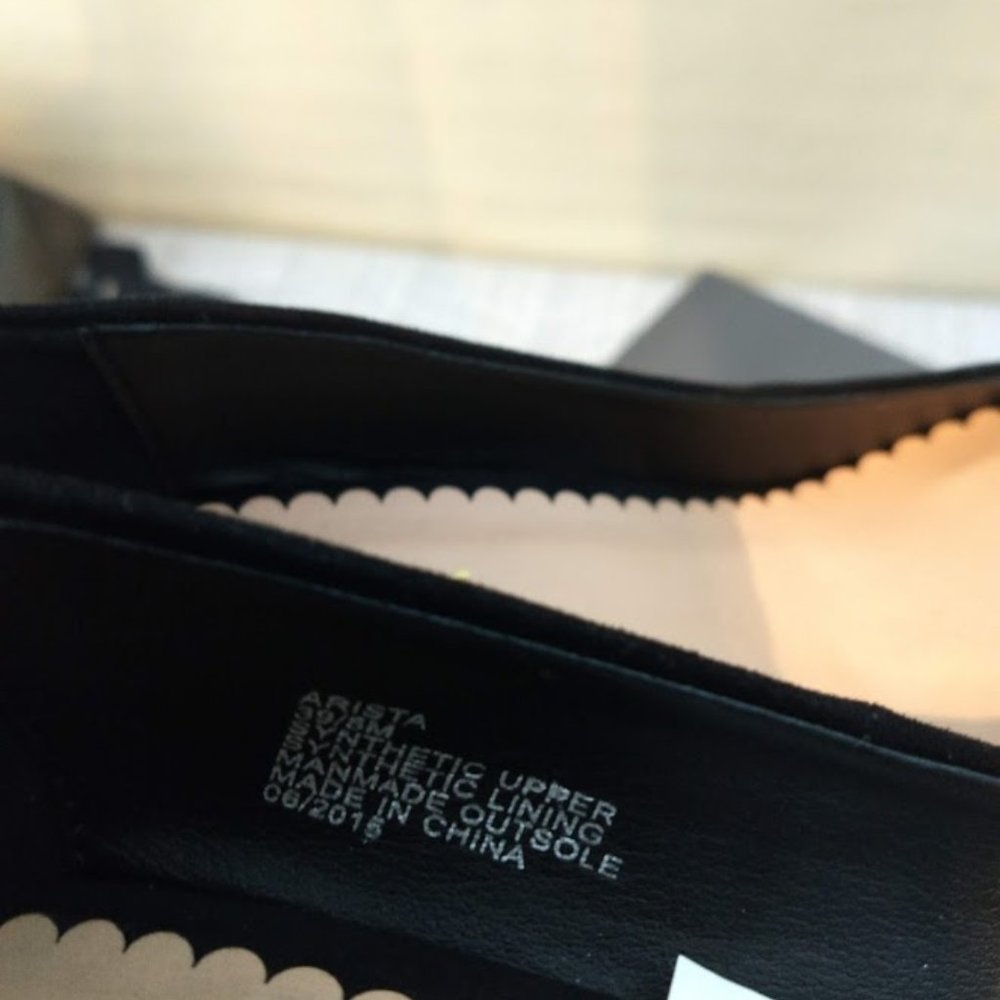 Black Suede Pumps size 8 - Picture 5 of 5